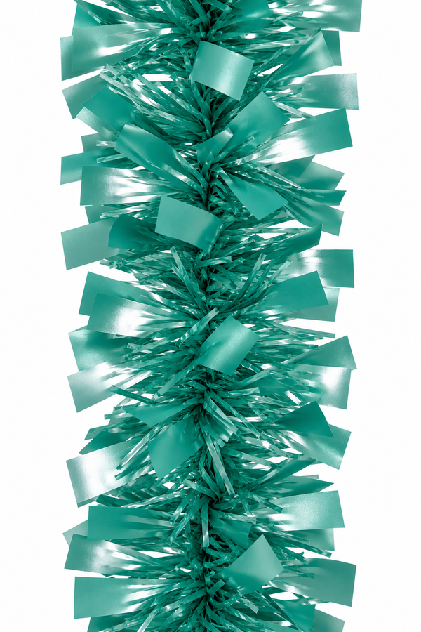 Matte Mint Christmas Tinsel – 2m