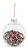 Confetti-Filled Christmas Bauble 10 cm