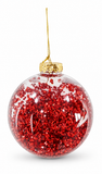 Confetti-Filled Christmas Bauble 10 cm