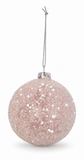 Icy Bead Glass Christmas Bauble 80 mm