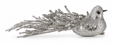 Sequin-Tail Christmas Clip Bird – 21cm
