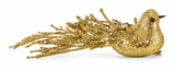 Sequin-Tail Christmas Clip Bird – 21cm