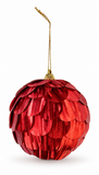 Metallic Pinecone Christmas Bauble 80 mm