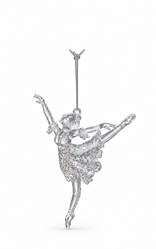 Acrylic Glitter Ballerina Hanging Decoration