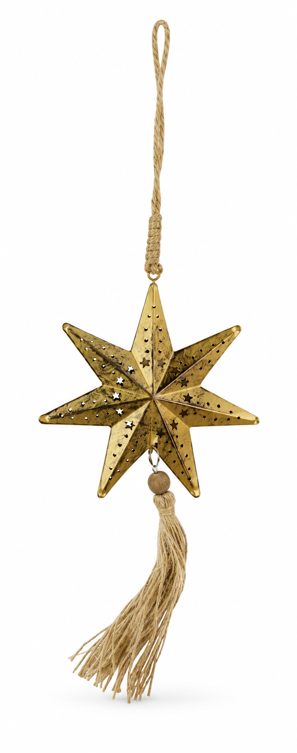Antique Star Tassel Decoration