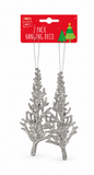 Glitter Hanging Christmas Decorations – 2 Pack