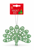 Glitter Hanging Christmas Decoration