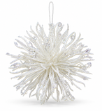 Glitter Sea Urchin Christmas Decoration 12 cm