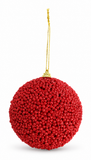 Sugar Bead Christmas Bauble 80 mm
