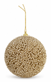 Sugar Bead Christmas Bauble 80 mm