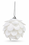 White Petal Christmas Decoration 80 mm