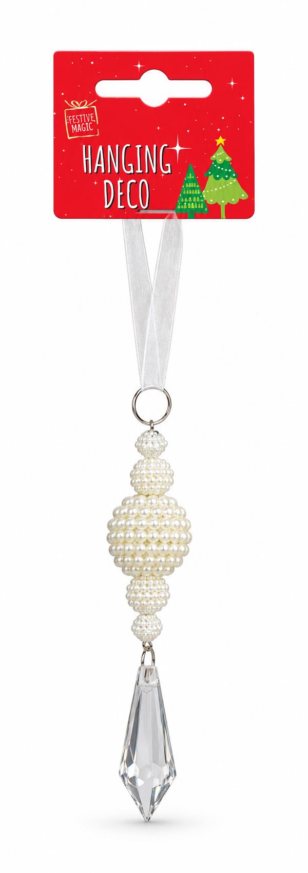 Acrylic Pearl Drop Hanging Decoration