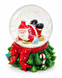 Santa Snow Globe with Christmas Tree Base – 45 mm