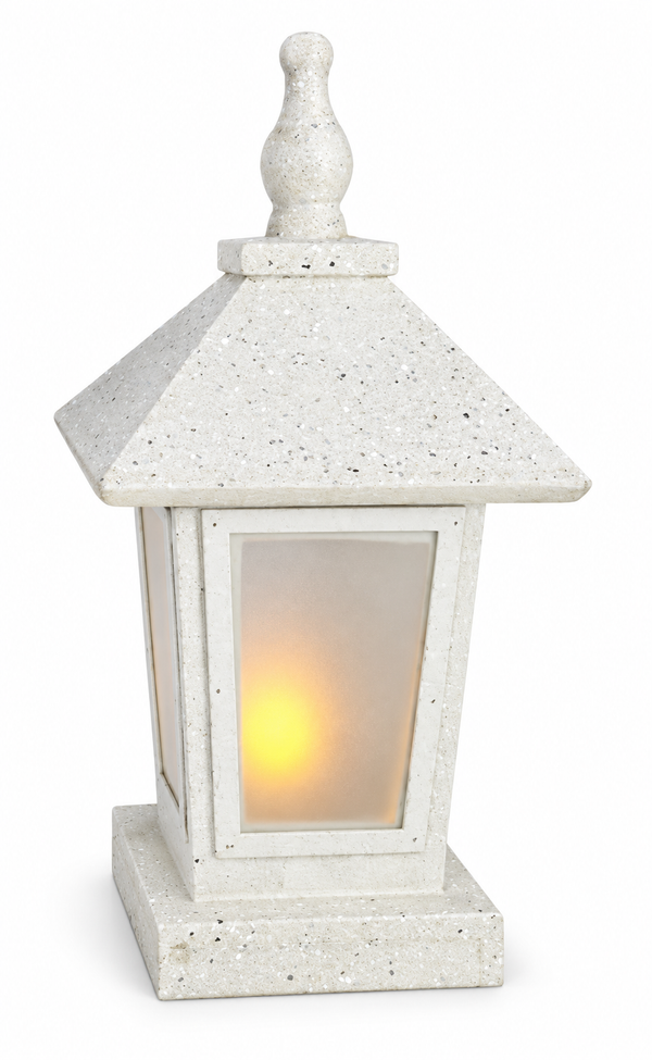 Battery Operated LED Rustic Christmas Lantern