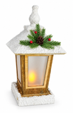 Battery Operated LED Rustic Christmas Lantern