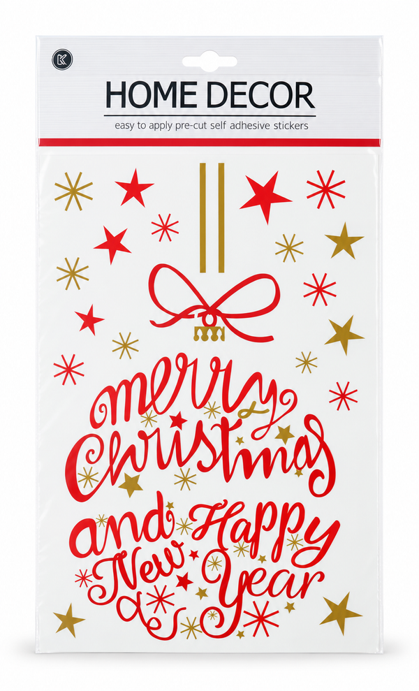 Classic Greetings Window Cling Decorations