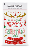 Classic Greetings Window Cling Decorations