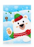 Cute Glitter Peeky Window Cling Decoration