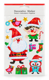 Laser Wiggly Eyes Christmas Character Stickers