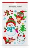 Laser Wiggly Eyes Christmas Character Stickers