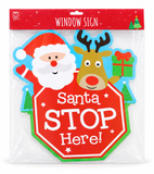 Christmas Character Window Sign