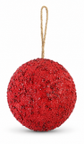 Red Berry Hanging Christmas Bauble 15 cm