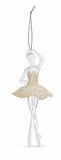 Acrylic Glitter Ballerina Hanging Decoration