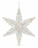Iridescent Snowflake Hanging Decoration