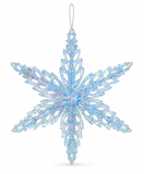 Iridescent Snowflake Hanging Decoration