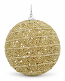 Glitter String Christmas Bauble 80 mm