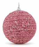 Glitter String Christmas Bauble 80 mm