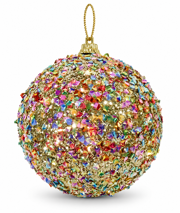 Moonstone Christmas Bauble 80 mm