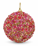 Moonstone Christmas Bauble 80 mm