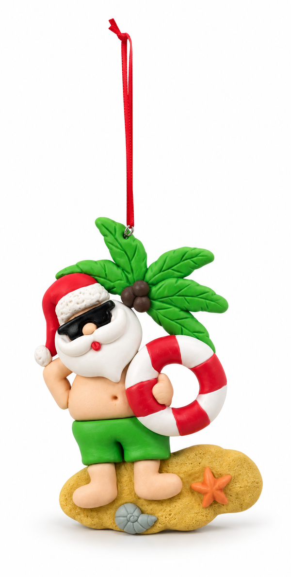 Summer Santa Hanging Decoration