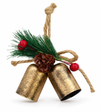 Antique-Style Cowbell Hanging Decoration – 2 Bells