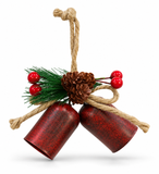 Antique-Style Cowbell Hanging Decoration – 2 Bells