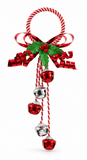 Festive Five-Bell Christmas Door Hanger