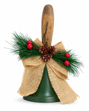 Vintage Santa Handbell – 10cm