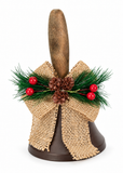 Vintage Santa Handbell – 10cm