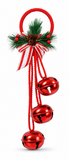Shiny Three-Bell Christmas Door Hanger