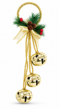 Shiny Three-Bell Christmas Door Hanger