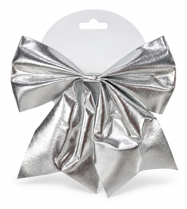 Glossy Metallic Christmas Bow