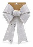 Large Glitter Mesh Christmas Bow