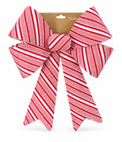 Extra Large Classic Stripe Christmas Bow