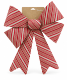 Extra Large Classic Stripe Christmas Bow