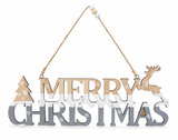 Merry Christmas Hanging Sign – 30 cm