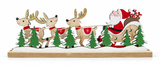 Santa & Sleigh Christmas Table Sign