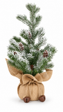 Potted Christmas Tree with Bells