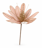 Velvet Glitter Tulip Stem – 35cm