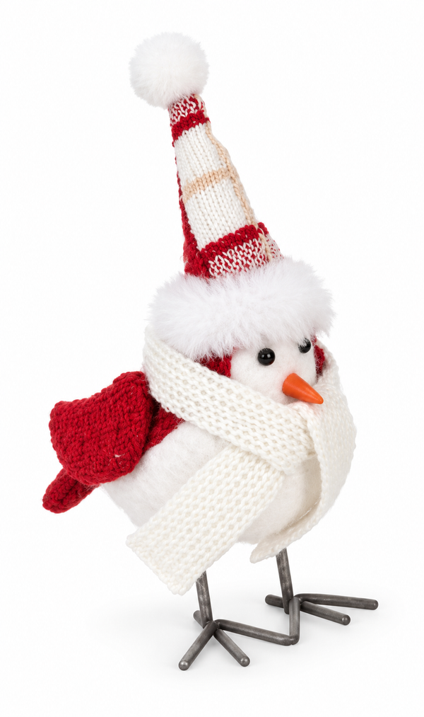 Dressed Mini Christmas Bird – 12cm